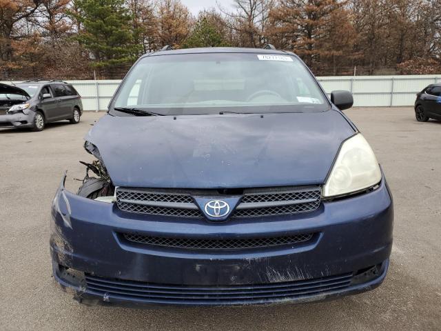 5TDZA23C44S081092 - 2004 TOYOTA SIENNA CE BLUE photo 5