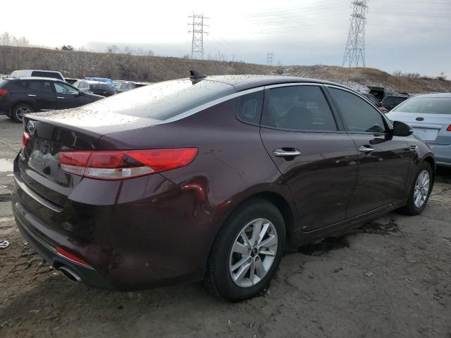 5XXGT4L35JG213366 - 2018 KIA OPTIMA LX BURGUNDY photo 3