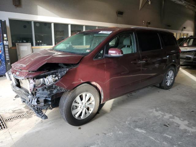 KNDMB5C14H6238939 - 2017 KIA SEDONA LX BURGUNDY photo 1