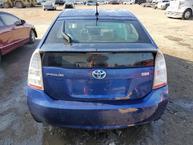 JTDKN3DU9A0023545 - 2010 TOYOTA PRIUS BLUE photo 6