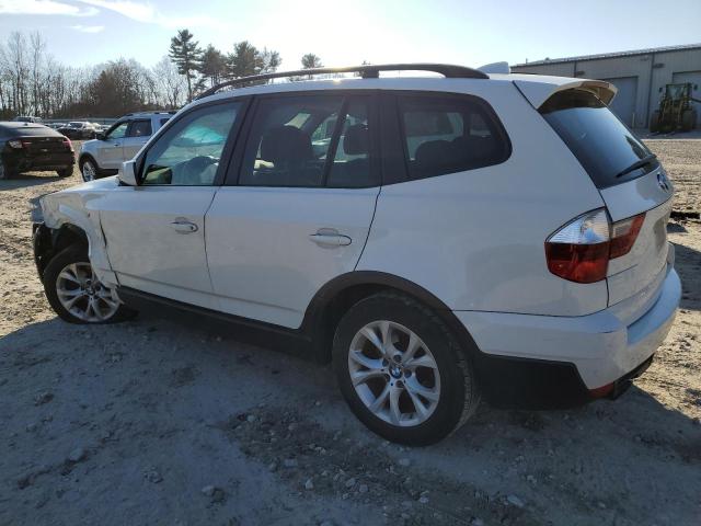 WBXPC93499WJ30316 - 2009 BMW X3 XDRIVE30I WHITE photo 2