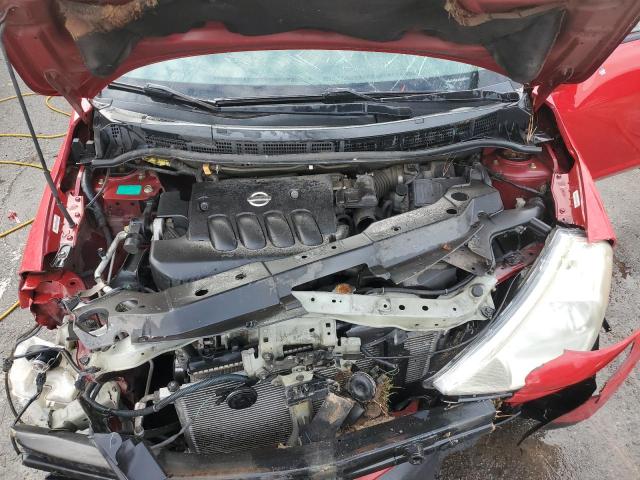 3N1BC13E97L399701 - 2007 NISSAN VERSA S RED photo 11