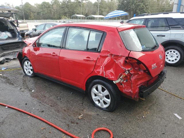 3N1BC13E97L399701 - 2007 NISSAN VERSA S RED photo 2