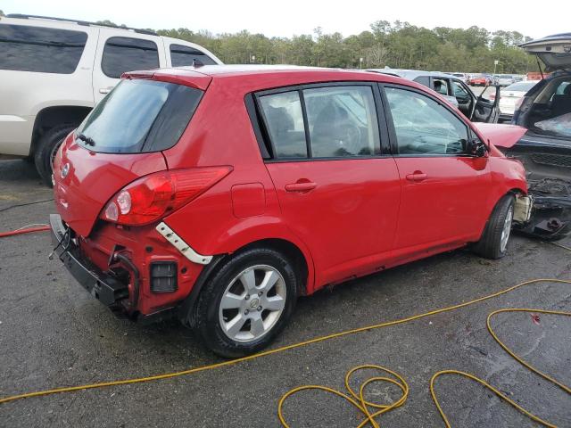 3N1BC13E97L399701 - 2007 NISSAN VERSA S RED photo 3