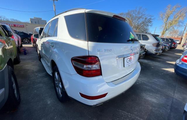 4JGBB5GB6BA695469 - 2011 MERCEDES-BENZ ML 350 WHITE photo 3