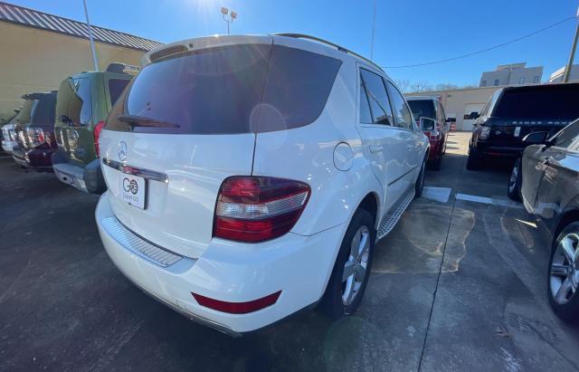4JGBB5GB6BA695469 - 2011 MERCEDES-BENZ ML 350 WHITE photo 4
