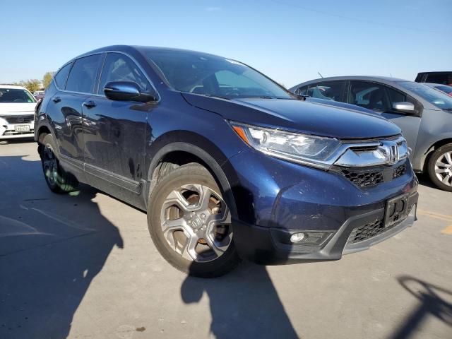 7FARW1H86JE019763 - 2018 HONDA CR-V EXL BLUE photo 4