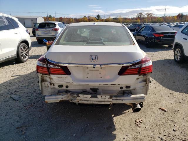 1HGCR2F91GA078331 - 2016 HONDA ACCORD EXL WHITE photo 6