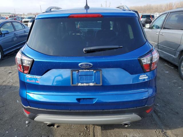 1FMCU0HDXJUA84777 - 2018 FORD ESCAPE SEL BLUE photo 6