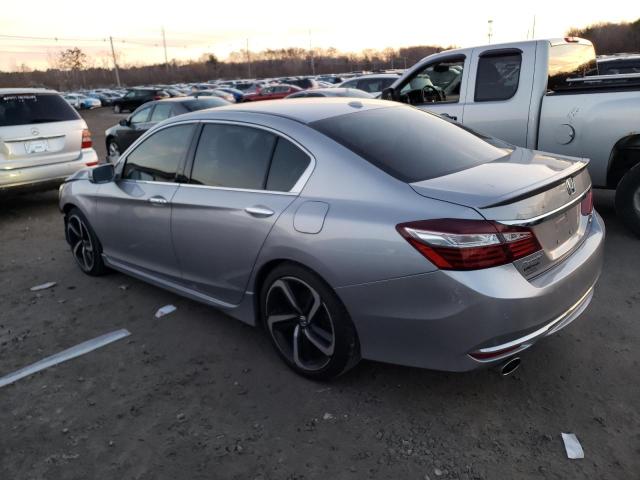 1HGCR3F98GA018648 - 2016 HONDA ACCORD TOURING GRAY photo 2