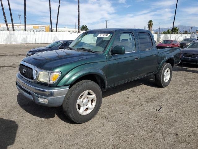 5TEGN92N03Z158565 - 2003 TOYOTA TACOMA DOUBLE CAB PRERUNNER GREEN photo 1