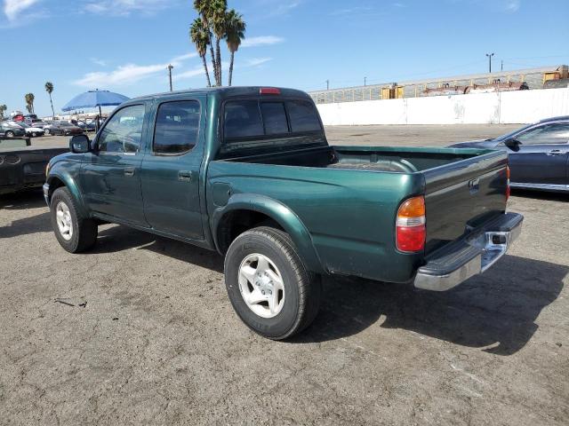5TEGN92N03Z158565 - 2003 TOYOTA TACOMA DOUBLE CAB PRERUNNER GREEN photo 2