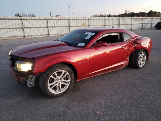 2G1FB1E32F9305567 - 2015 CHEVROLET CAMARO LS RED photo 1