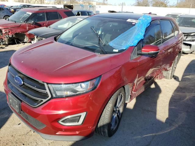 2FMPK3AP2FBB25008 - 2015 FORD EDGE SPORT RED photo 1