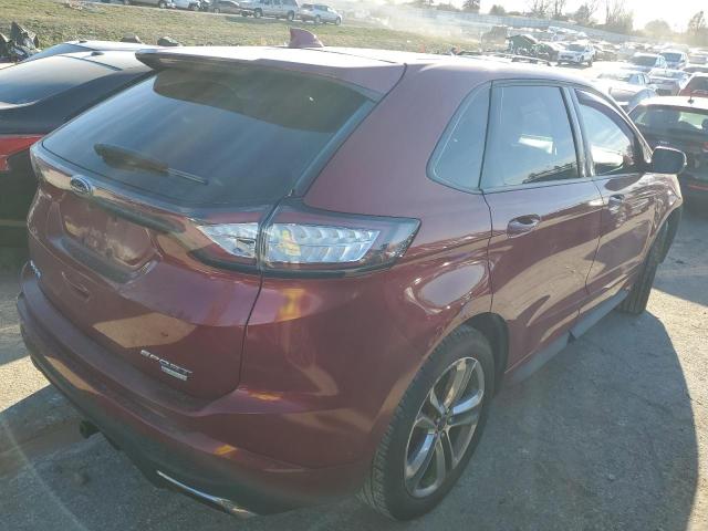 2FMPK3AP2FBB25008 - 2015 FORD EDGE SPORT RED photo 3