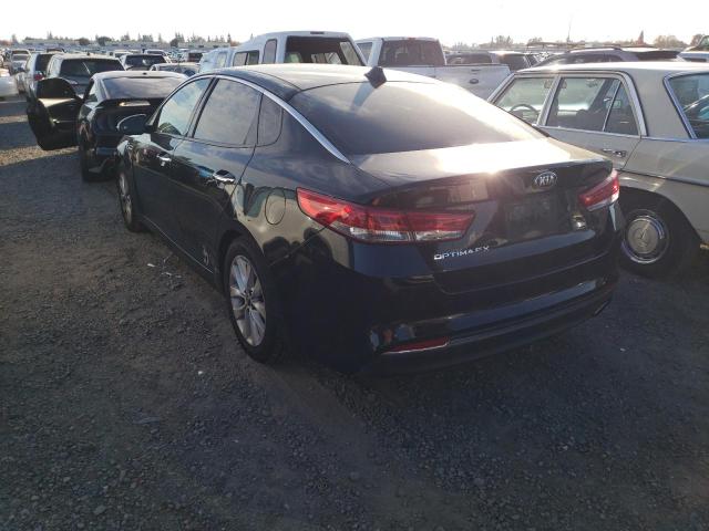 5XXGU4L39GG034107 - 2016 KIA OPTIMA EX BLACK photo 2