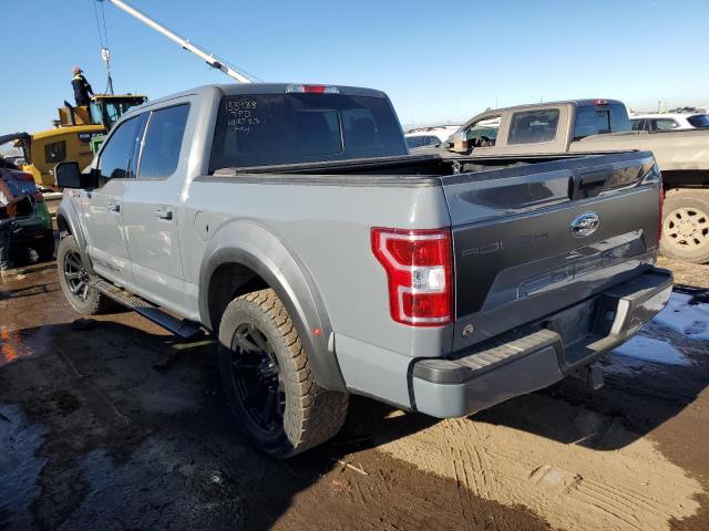 1FTEW1E43LKD49670 - 2020 FORD F150 SUPERCREW GRAY photo 2