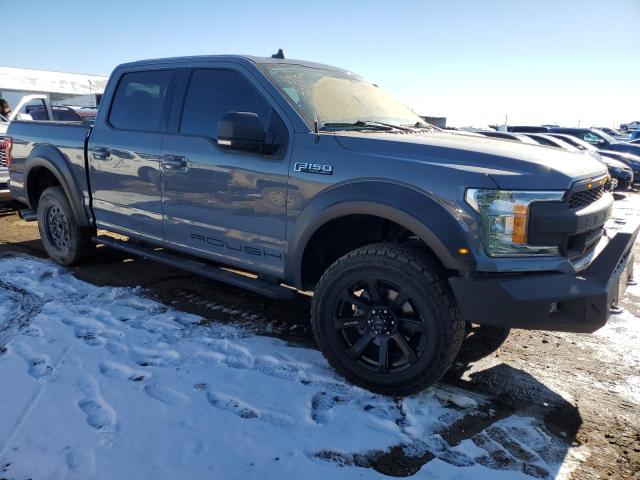 1FTEW1E43LKD49670 - 2020 FORD F150 SUPERCREW GRAY photo 4