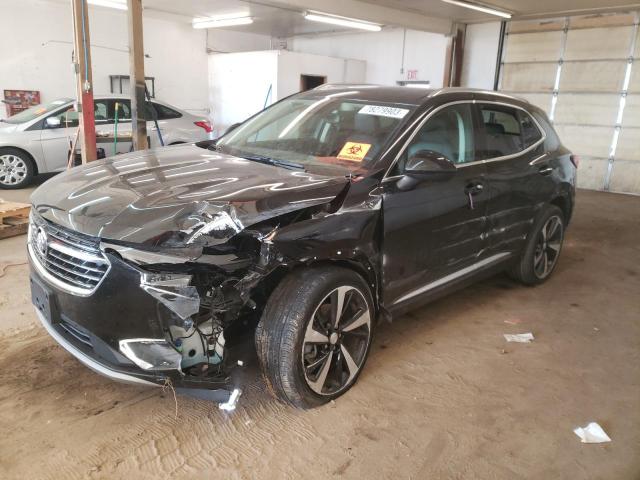 LRBFZPR41MD136763 - 2021 BUICK ENVISION ESSENCE BLACK photo 1