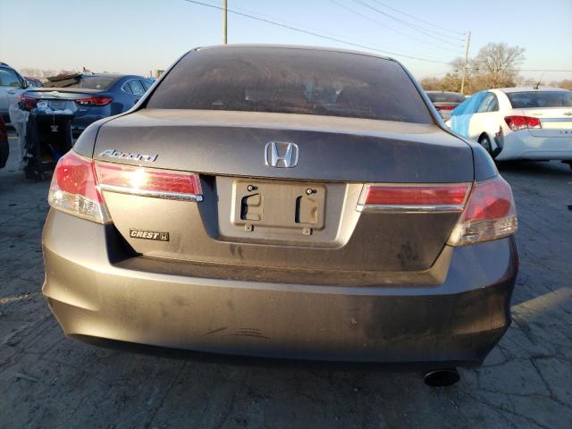 1HGCP2F35CA117000 - 2012 HONDA ACCORD LX GRAY photo 6