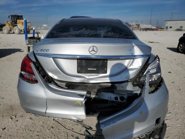 WDDWF4JB5GR152948 - 2016 MERCEDES-BENZ C 300 SILVER photo 6