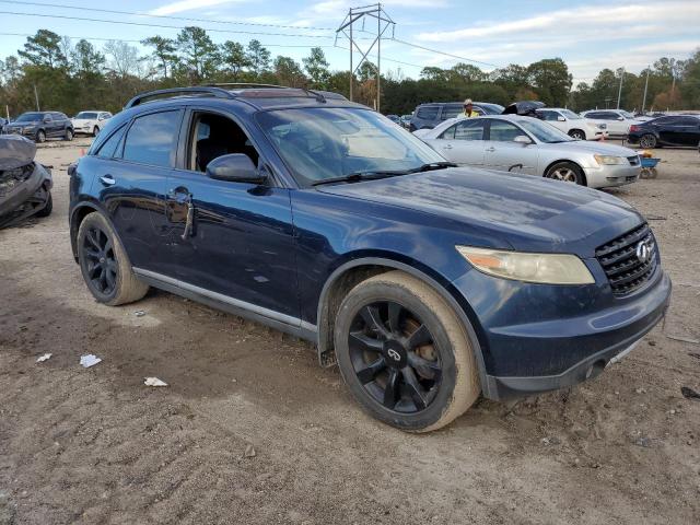 JNRAS08W08X203321 - 2008 INFINITI FX35 BLUE photo 4