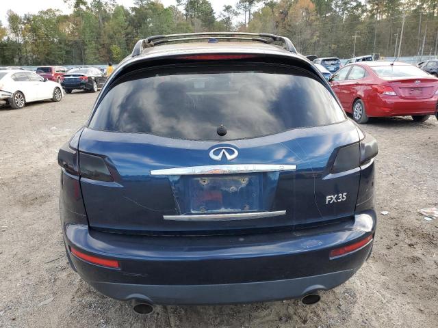 JNRAS08W08X203321 - 2008 INFINITI FX35 BLUE photo 6