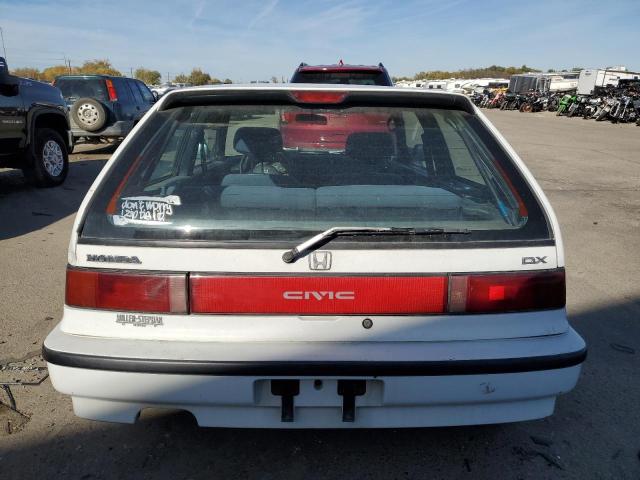 2HGED6451MH548661 - 1991 HONDA CIVIC DX WHITE photo 6