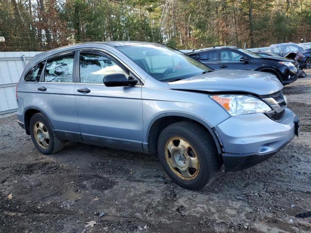 5J6RE4H38AL011238 - 2010 HONDA CR-V LX BLUE photo 4