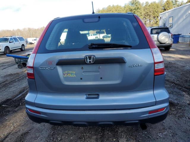 5J6RE4H38AL011238 - 2010 HONDA CR-V LX BLUE photo 6