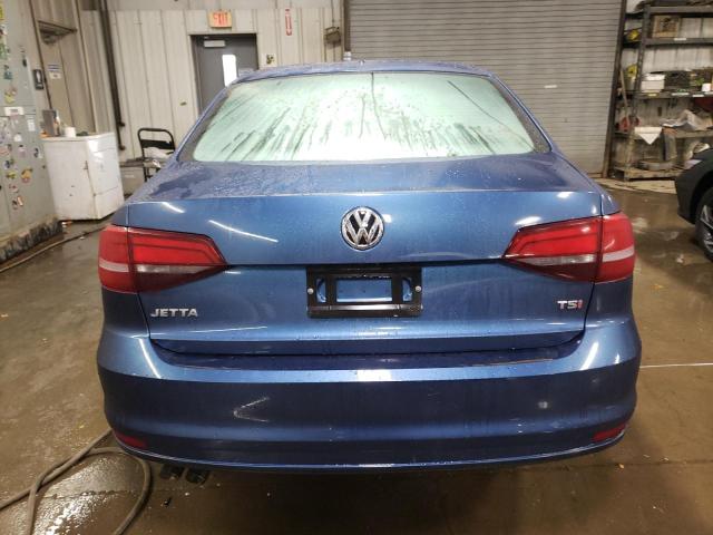 3VW2B7AJ3HM244668 - 2017 VOLKSWAGEN JETTA S BLUE photo 6