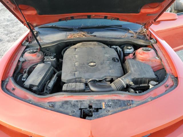 2G1FA1ED5B9189609 - 2011 CHEVROLET CAMARO LS ORANGE photo 11