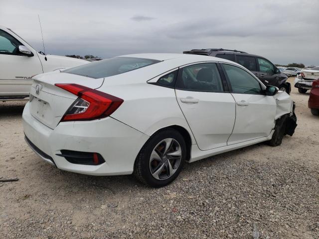 19XFC2F67KE041518 - 2019 HONDA CIVIC LX WHITE photo 3