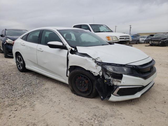 19XFC2F67KE041518 - 2019 HONDA CIVIC LX WHITE photo 4