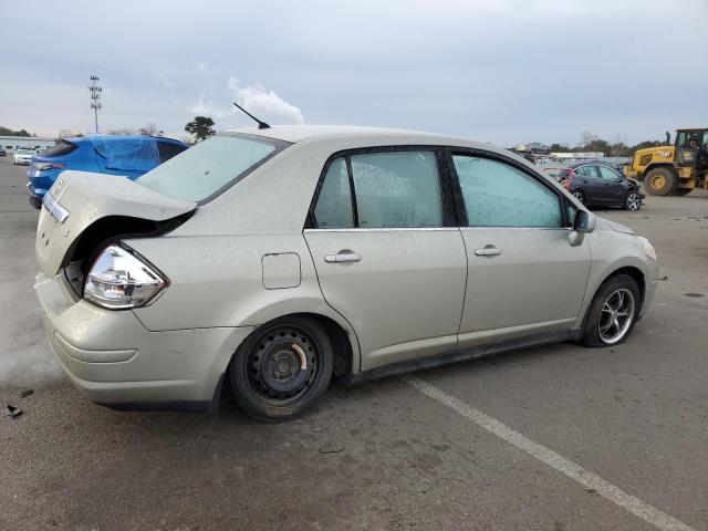 3N1BC11E27L406393 - 2007 NISSAN VERSA S BEIGE photo 3