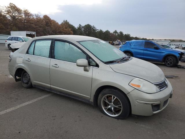 3N1BC11E27L406393 - 2007 NISSAN VERSA S BEIGE photo 4