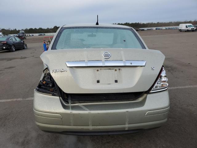 3N1BC11E27L406393 - 2007 NISSAN VERSA S BEIGE photo 6