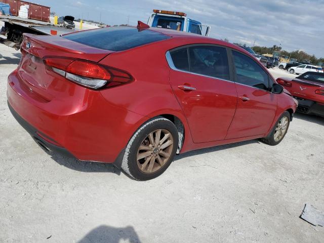 3KPFL4A71HE029952 - 2017 KIA FORTE LX RED photo 3