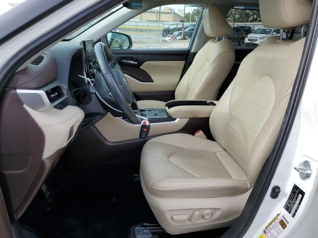 5TDGZRAH2MS044453 - 2021 TOYOTA HIGHLANDER XLE WHITE photo 7