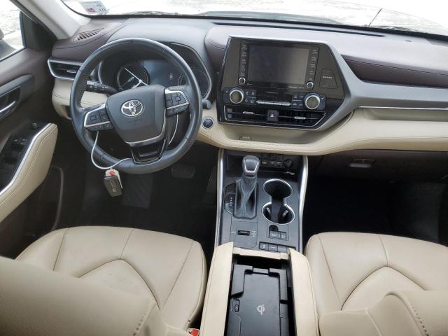 5TDGZRAH2MS044453 - 2021 TOYOTA HIGHLANDER XLE WHITE photo 8