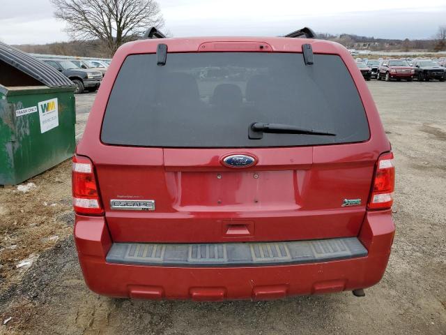 1FMCU9DG9AKB88497 - 2010 FORD ESCAPE XLT RED photo 6