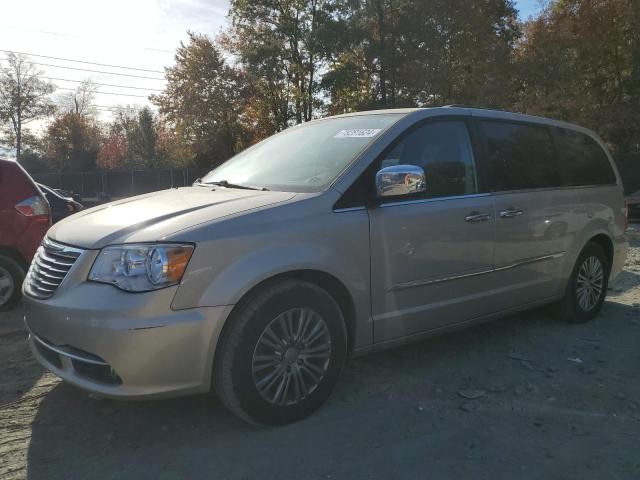 2C4RC1CG0ER138812 - 2014 CHRYSLER TOWN & COU TOURING L BEIGE photo 1