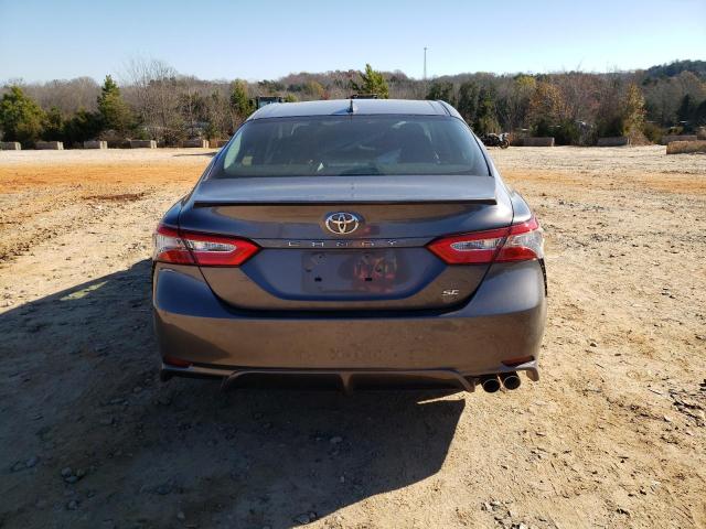 4T1B11HK1KU278706 - 2019 TOYOTA CAMRY L GRAY photo 6