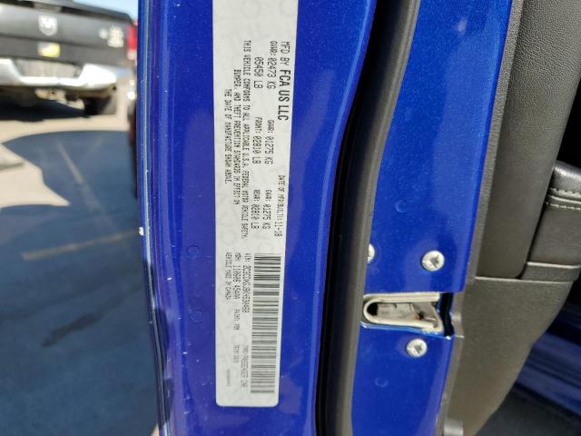 2C3CDXGJ8KH530468 - 2019 DODGE CHARGER SCAT PACK BLUE photo 12