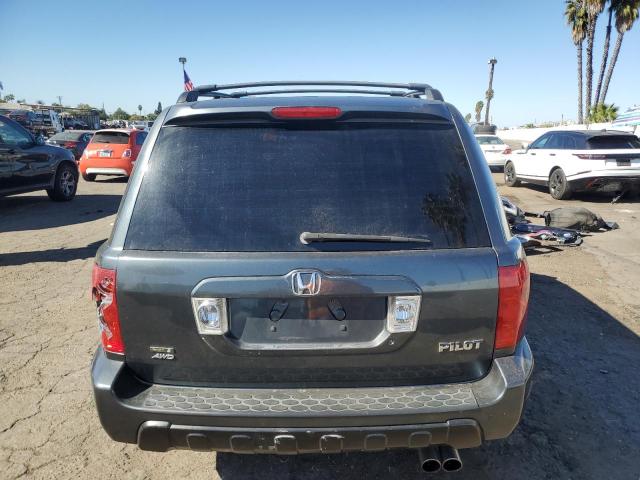 5FNYF18615B007306 - 2005 HONDA PILOT EXL GRAY photo 6