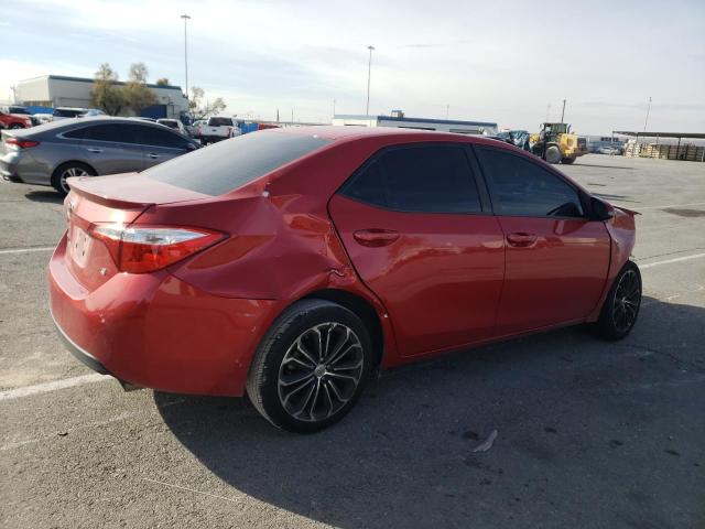 5YFBURHE4FP237087 - 2015 TOYOTA COROLLA L RED photo 3