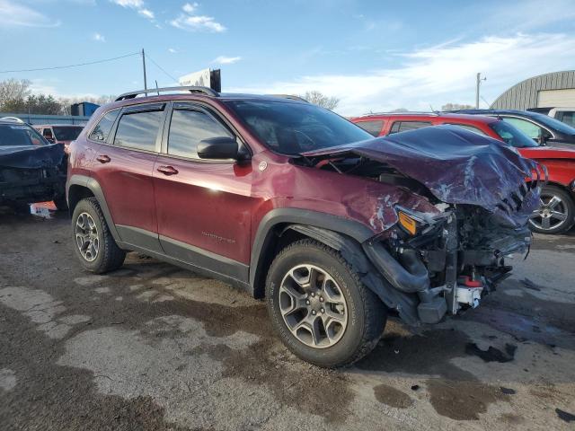 1C4PJMBX1MD182383 - 2021 JEEP CHEROKEE TRAILHAWK MAROON photo 4