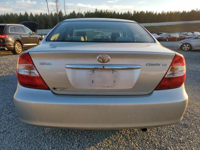 4T1BE32K33U210594 - 2003 TOYOTA CAMRY LE SILVER photo 6