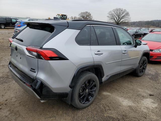 2T3E6RFV2NW031264 - 2022 TOYOTA RAV4 XSE GRAY photo 3