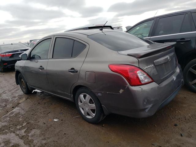 3N1CN7AP7FL823431 - 2015 NISSAN VERSA S GRAY photo 2